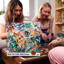 Load image into Gallery viewer, Day at The Festival: Music Jigsaw Puzzle - Gifteee Unique & Unusual gifts, Cool gift ideas