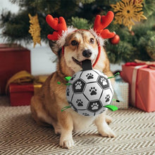 Load image into Gallery viewer, Soccer Ball with Straps Dog Toy - Gifteee Unique & Unusual gifts, Cool gift ideas