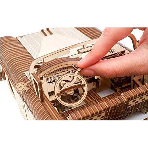 Mechanical Cabriolet Wooden 3D Model - Gifteee. Find cool & unique gifts for men, women and kids