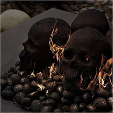 Load image into Gallery viewer, Ceramic Fireplace Skull - Gifteee Unique & Unusual gifts, Cool gift ideas