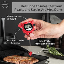 Load image into Gallery viewer, Hell Done Meat Digital Thermometer - Gifteee Unique & Unusual gifts, Cool gift ideas