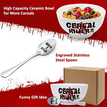 Load image into Gallery viewer, Cereal Killer Bowl - Gifteee Unique & Unusual gifts, Cool gift ideas