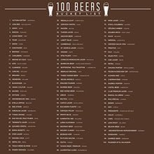 Load image into Gallery viewer, 100 Beers Bucket List Scratch Poster - Gifteee Unique & Unusual gifts, Cool gift ideas