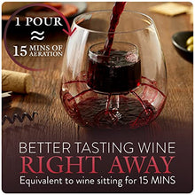 Load image into Gallery viewer, Stemless Aerating Wine Glass - Gifteee Unique & Unusual gifts, Cool gift ideas
