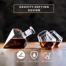 Load image into Gallery viewer, Diamond Shaped Decanter - Whiskey and Wine and Liquor - Gifteee Unique & Unusual gifts, Cool gift ideas