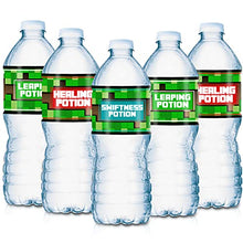 Load image into Gallery viewer, 24PCS Water Bottle Labels for Minecraft Party - Gifteee Unique & Unusual gifts, Cool gift ideas