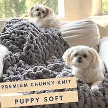 Load image into Gallery viewer, Chunky Knit Blanket - Gifteee Unique & Unusual gifts, Cool gift ideas