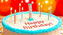 Load image into Gallery viewer, Confetti Candle Cake Topper - Gifteee Unique & Unusual gifts, Cool gift ideas
