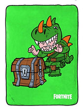 Load image into Gallery viewer, Fortnite Rex Blanket - Gifteee Unique & Unusual gifts, Cool gift ideas