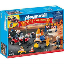 Load image into Gallery viewer, Playmobil Advent Calendar - Construction Site Fire Rescue - Gifteee Unique & Unusual gifts, Cool gift ideas