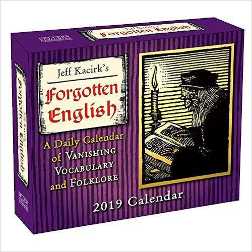 Forgotten English 2019 Daily Desk Boxed Calendar - Gifteee. Find cool & unique gifts for men, women and kids