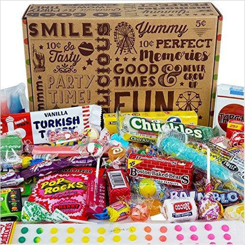 Retro Candies Assortment - Gifteee. Find cool & unique gifts for men, women and kids