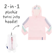 Load image into Gallery viewer, Cubcoats Uki The Unicorn - 2-in-1 Transforming Hoodie and Soft Plushie - Gifteee Unique & Unusual gifts, Cool gift ideas