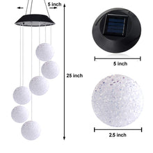 Load image into Gallery viewer, Solar Wind Chime/Crystal bal/Hummingbird - Gifteee Unique & Unusual gifts, Cool gift ideas