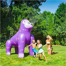 Load image into Gallery viewer, Inflatable Purple Ape Yard Summer Sprinkler - 6ft - Gifteee Unique & Unusual gifts, Cool gift ideas