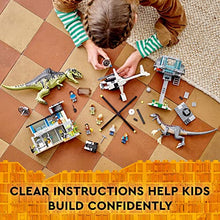 Load image into Gallery viewer, LEGO Jurassic World Giganotosaurus & Therizinosaurus Attack - Gifteee Unique & Unusual gifts, Cool gift ideas