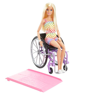 Barbie Doll with Wheelchair and Ramp