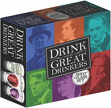 Load image into Gallery viewer, Great Drinkers Shot Glasses - Gifteee Unique & Unusual gifts, Cool gift ideas
