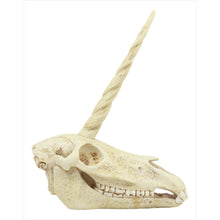 Load image into Gallery viewer, Unicorn Skull Statue - Gifteee. Find cool &amp; unique gifts for men, women and kids
