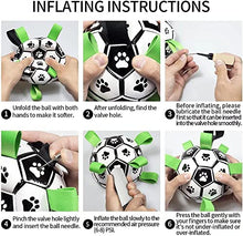 Load image into Gallery viewer, Soccer Ball with Straps Dog Toy - Gifteee Unique & Unusual gifts, Cool gift ideas