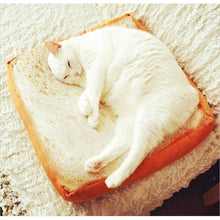 Load image into Gallery viewer, Bread Slice Cat Bed - Gifteee Unique & Unusual gifts, Cool gift ideas