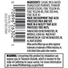 Load image into Gallery viewer, Wilton Edible Gold Glitter Spray, 0.35 oz. - Gifteee Unique & Unusual gifts, Cool gift ideas