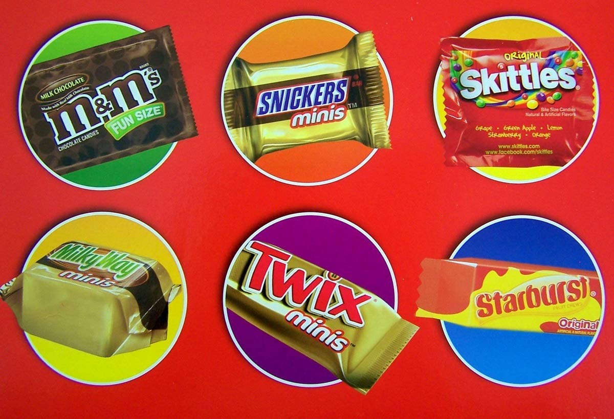 M&M'S, Snickers, Skittles, & Starburst Assorted Fun Size Candy