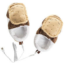 Load image into Gallery viewer, S'mores USB Heated Slippers - Gifteee Unique & Unusual gifts, Cool gift ideas