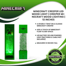 Load image into Gallery viewer, Minecraft Creeper Glitter Motion Light - Gifteee Unique & Unusual gifts, Cool gift ideas