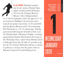 Load image into Gallery viewer, The Official 365 Sports Facts-A-Year Page-A-Day Calendar 2020 - Gifteee Unique & Unusual gifts, Cool gift ideas