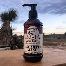 Load image into Gallery viewer, Calamity Jane Natural Lotion: Smells like Whiskey, Clove, Orange, and a Little Cinnamon - Gifteee Unique & Unusual gifts, Cool gift ideas