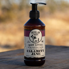 Load image into Gallery viewer, Calamity Jane Natural Lotion: Smells like Whiskey, Clove, Orange, and a Little Cinnamon - Gifteee Unique & Unusual gifts, Cool gift ideas