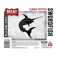 Load image into Gallery viewer, Gourmet Fish Jerky Combo Pack - Meat Maniac Lemon Pepper Swordfish Jerky and Lemon Salt Hawaiin Ahi Tuna Jerky - Gifteee Unique & Unusual gifts, Cool gift ideas
