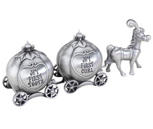 Load image into Gallery viewer, Fairytale Coach Keepsake Pewter Tooth and Curl Box - Gifteee Unique & Unusual gifts, Cool gift ideas