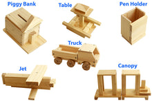 Load image into Gallery viewer, DIY Deluxe Carpentry Woodworking Kit with 6 Projects - Gifteee Unique & Unusual gifts, Cool gift ideas