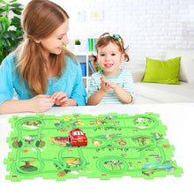 Load image into Gallery viewer, 25PCS Puzzle Racer Kids Car Track Set - Gifteee Unique & Unusual gifts, Cool gift ideas