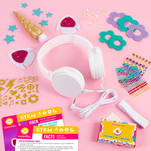 Load image into Gallery viewer, GoldieBlox DIY Unicorn Headphones - Gifteee. Find cool &amp; unique gifts for men, women and kids
