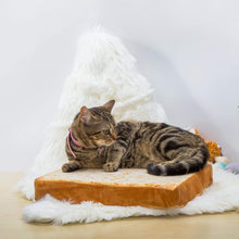 Load image into Gallery viewer, Bread Slice Cat Bed - Gifteee Unique & Unusual gifts, Cool gift ideas