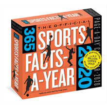 Load image into Gallery viewer, The Official 365 Sports Facts-A-Year Page-A-Day Calendar 2020 - Gifteee Unique & Unusual gifts, Cool gift ideas