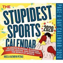 Load image into Gallery viewer, The Stupidest Sports Page-A-Day Calendar 2020 - Gifteee Unique & Unusual gifts, Cool gift ideas