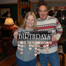 Load image into Gallery viewer, Wooden Family Birthday Reminder Calendar - Gifteee Unique & Unusual gifts, Cool gift ideas