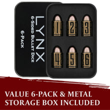 Load image into Gallery viewer, Bullet Metal Dice Set - Gifteee Unique & Unusual gifts, Cool gift ideas