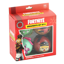 Load image into Gallery viewer, Epic Games Fortnite Holiday Ornaments Set of 4 - Gifteee Unique & Unusual gifts, Cool gift ideas