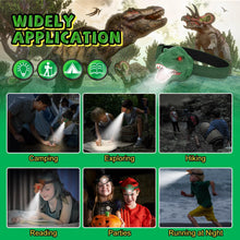 Load image into Gallery viewer, Dinosaur Headlamp for Kids - Gifteee Unique & Unusual gifts, Cool gift ideas