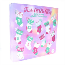 Load image into Gallery viewer, Spa life "Fizzle All The Way Bath Bomb Advent Calendar - Gifteee Unique & Unusual gifts, Cool gift ideas