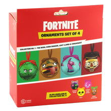 Load image into Gallery viewer, Epic Games Fortnite Holiday Ornaments Set of 4 - Gifteee Unique & Unusual gifts, Cool gift ideas