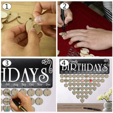 Load image into Gallery viewer, Wooden Family Birthday Reminder Calendar - Gifteee Unique & Unusual gifts, Cool gift ideas