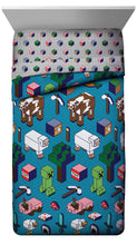 Load image into Gallery viewer, MinecraftTwin Bed Set - Gifteee Unique & Unusual gifts, Cool gift ideas