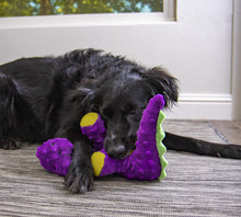 Load image into Gallery viewer, goDog Dinos Bruto with Chew Guard Tough Plush Dog Toy - Gifteee Unique & Unusual gifts, Cool gift ideas
