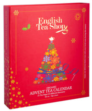 Load image into Gallery viewer, English Tea Shop Organic Book Style Red Advent Calendar 25 Pyramid Tea Bags - Gifteee Unique & Unusual gifts, Cool gift ideas